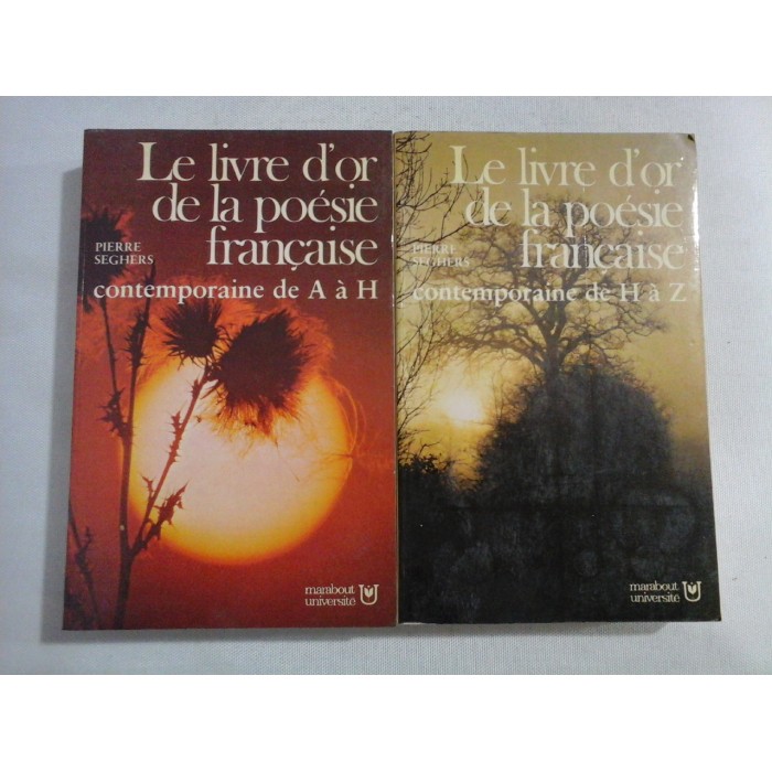 LE LIVRE D'OR DE LA POESIE FRANCAISE - (2 VOL) - PIERRE SEGHERS